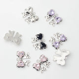 6pcs Bow Tie Charms For DIY Jewelry Making