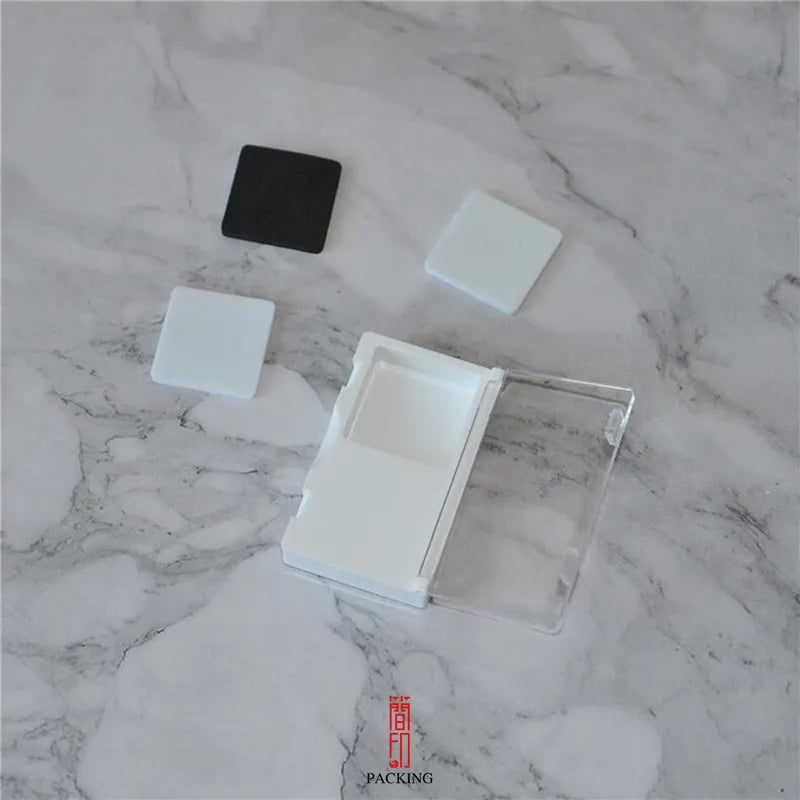 6pcs Acrylic Diamond Box Gem Storage Display Box
