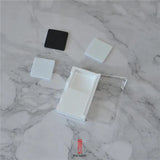 6pcs Acrylic Diamond Box Gem Storage Display Box
