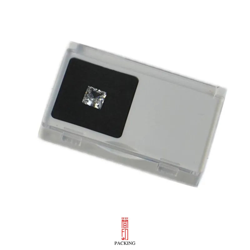 6pcs Acrylic Diamond Box Gem Storage Display Box