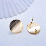6pcs Brass Heart Charms Earring Settings DIY Jewelry Making