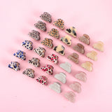 6pcs Acrylic Hair Claw Small Hair Clip for Girls Colorful Hair Accessories