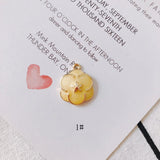 6pcs DIY Alloy Flower Earring Jewelry Supplies