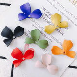 6pcs Spray Paint Flower Pendant Earrings Jewelry Accessories