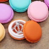 Mini Macarons Box Portable Storage for Small Items Jewelry Case