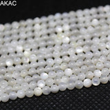 Natural Shell Beads 3mm Loose Beads for DIY Jewelry Making