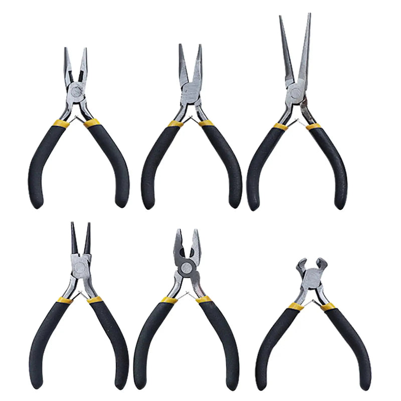 6x Multifunctional Jewelry Pliers Set DIY Jewelry Making Kit