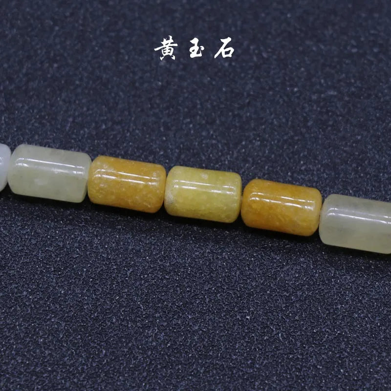 6x10mm Loose Stone Beads DIY Natural Tiger Eye/Yellow Jades/Red Agates
