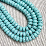 6x10mm Natural Stone Bead Spacer Polish Heishi Bead DIY Jewelry