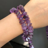 6x11mm Amethyst Purple Quartz Irregular Rhombus Beads for DIY Jewelry Making