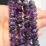 6x11mm Amethyst Purple Quartz Irregular Rhombus Beads for DIY Jewelry Making