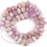 6x11mm Natural Kunzite Purple Spodumene Faceted Beads