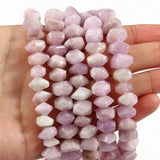 6x11mm Natural Kunzite Purple Spodumene Faceted Beads