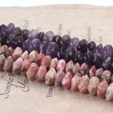 6x11mm Rhodonite Amethysts Rhombus Beads for DIY Jewelry Making