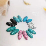 6x14mm Half Oval Stone Flat Back Cabochons DIY Jewelry Making