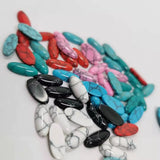 6x14mm Half Oval Stone Flat Back Cabochons DIY Jewelry Making