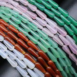 6x15mm Water Drop Natural Agate Beads for Jewelry Making