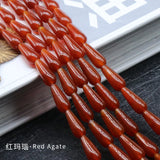 6x15mm Water Drop Natural Agate Beads for Jewelry Making