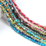 6x3mm Sea Sediment Jaspers Beads Round Loose Beads 15''