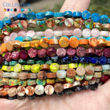 6x3mm Sea Sediment Jaspers Beads Round Loose Beads 15''