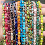 6x3mm Sea Sediment Jaspers Beads Round Loose Beads 15''