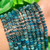 6x4mm Pink Quartz Amazonite Sunstone Beads Rondelle 7.5''