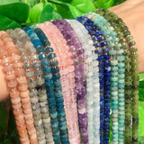Amazonite Smooth Rondelle Stone Beads 7.5'' Strand
