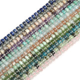6x4mm Wheel Jades Chrysoprase Stone Beads Round Spacer Amethyst Labradorite