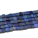 6x6MM Lapis Lazuli Cube Beads for Jewelry Making