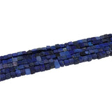 6x6MM Lapis Lazuli Cube Beads Charm Jewelry Making