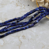 6x6MM Lapis Lazuli Cube Beads Charm Jewelry Making