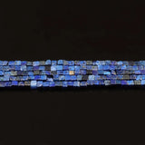 6x6MM Lapis Lazuli Cube Beads Charm Jewelry Making