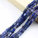 6x6MM Lapis Lazuli Cube Beads for Jewelry Making