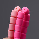 10Pcs 6x6mm Clay Barrel Beads 15'' Tube Spacer For Jewelry Making DIY
