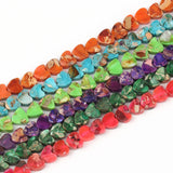6x6mm Heart Shape Natural Stone Beads Multicolor Loose Beads Jewelry Making DIY