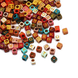 6x6mm Mixed Acrylic Letter Beads for Jewelry Making DIY Crafts