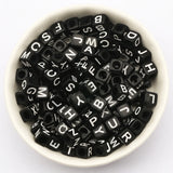 6x6mm Square Acrylic Letter Beads for DIY Jewelry Making