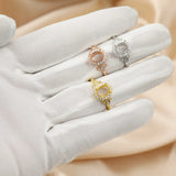 6x8MM Breast Milk Resin Oval Prong Ring Solid 925 Sterling Silver