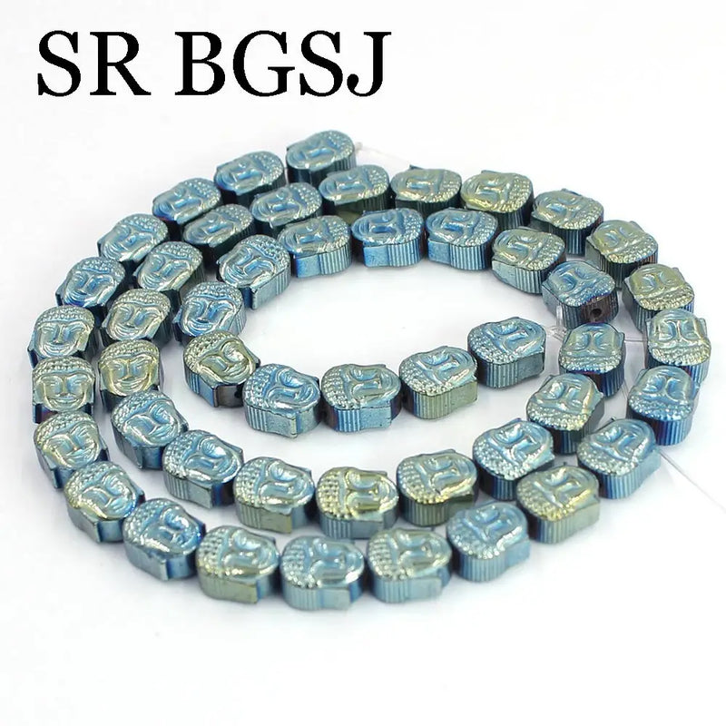 6x8mm Matte Hematite Stone Gemstone Beads 15''