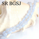 6x8mm Chalcedony Agat Gemstone Beads Strand 15inch