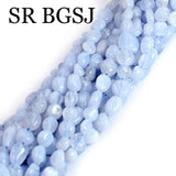 6x8mm Chalcedony Agat Gemstone Beads Strand 15inch