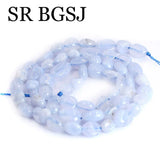 6x8mm Chalcedony Agat Gemstone Beads Strand 15inch