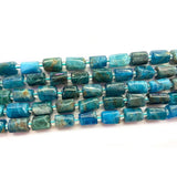 6x8mm Natural Apatite Stone Beads 15'' Column Barrel DIY Loose Beads