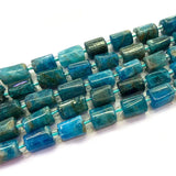 6x8mm Natural Apatite Stone Beads 15'' Column Barrel DIY Loose Beads