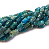 6x8mm Natural Apatite Stone Beads 15'' Column Barrel DIY Loose Beads