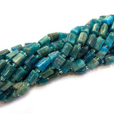 6x8mm Natural Apatite Stone Beads 15'' Column Barrel DIY Loose Beads