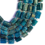6x8mm Natural Apatite Stone Beads 15'' Column Barrel DIY Loose Beads