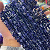 6x8mm Natural Sodalite Stone Beads Column Barrel DIY Loose Beads