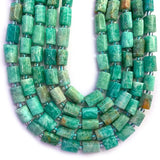 6x8mm Natural Green Amazonite Stone Beads DIY Loose Beads