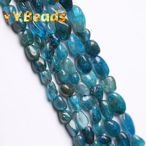 6x8mm Natural Apatite Stone Beads for Jewelry Making
